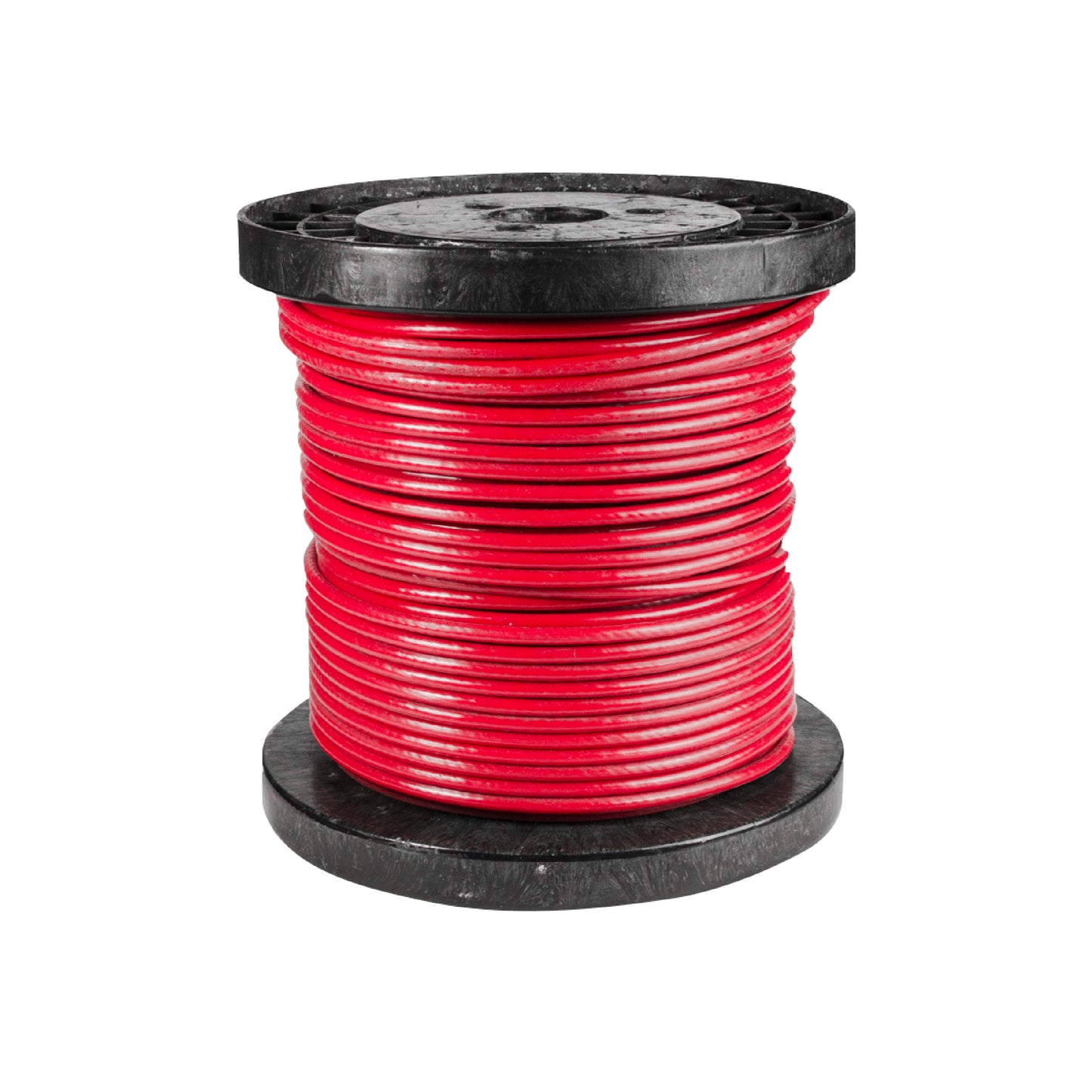 Cable de acero galvanizado 7x19 1/8'' a 3/16'' - PVC - 100m - Color:Rojo