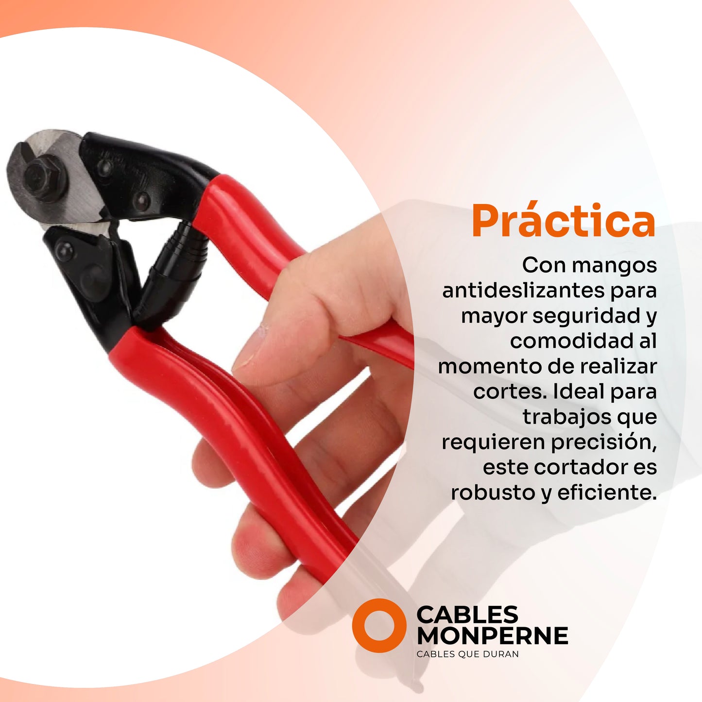 Cortadora de cable 8''