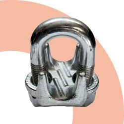 Perros de acero forjado galvanizado 7/8'' (5 piezas)
