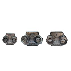 Perros de acero forjado galvanizado 7/8'' (5 piezas)