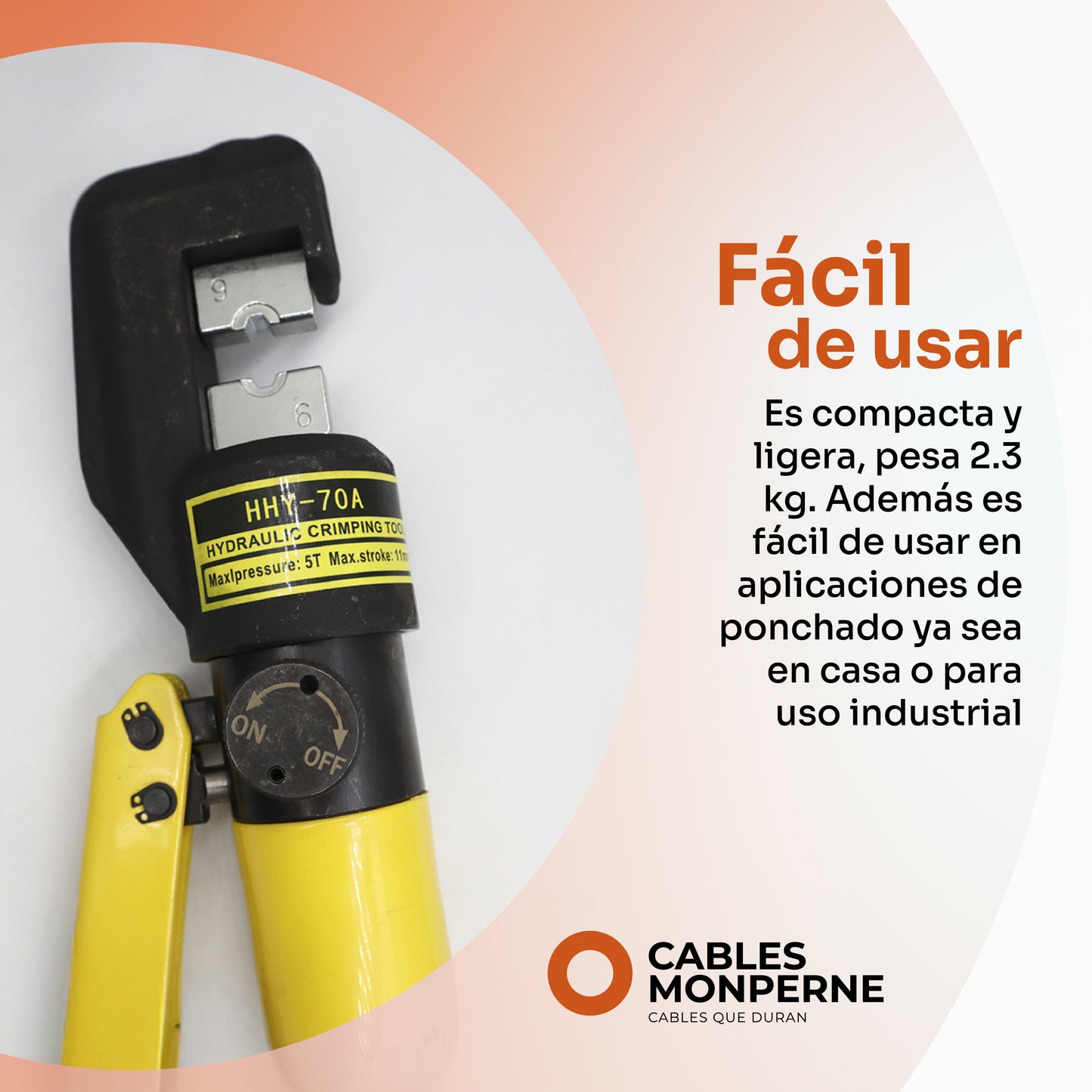 Prensa hidráulica manual 5 ton (1 pieza)