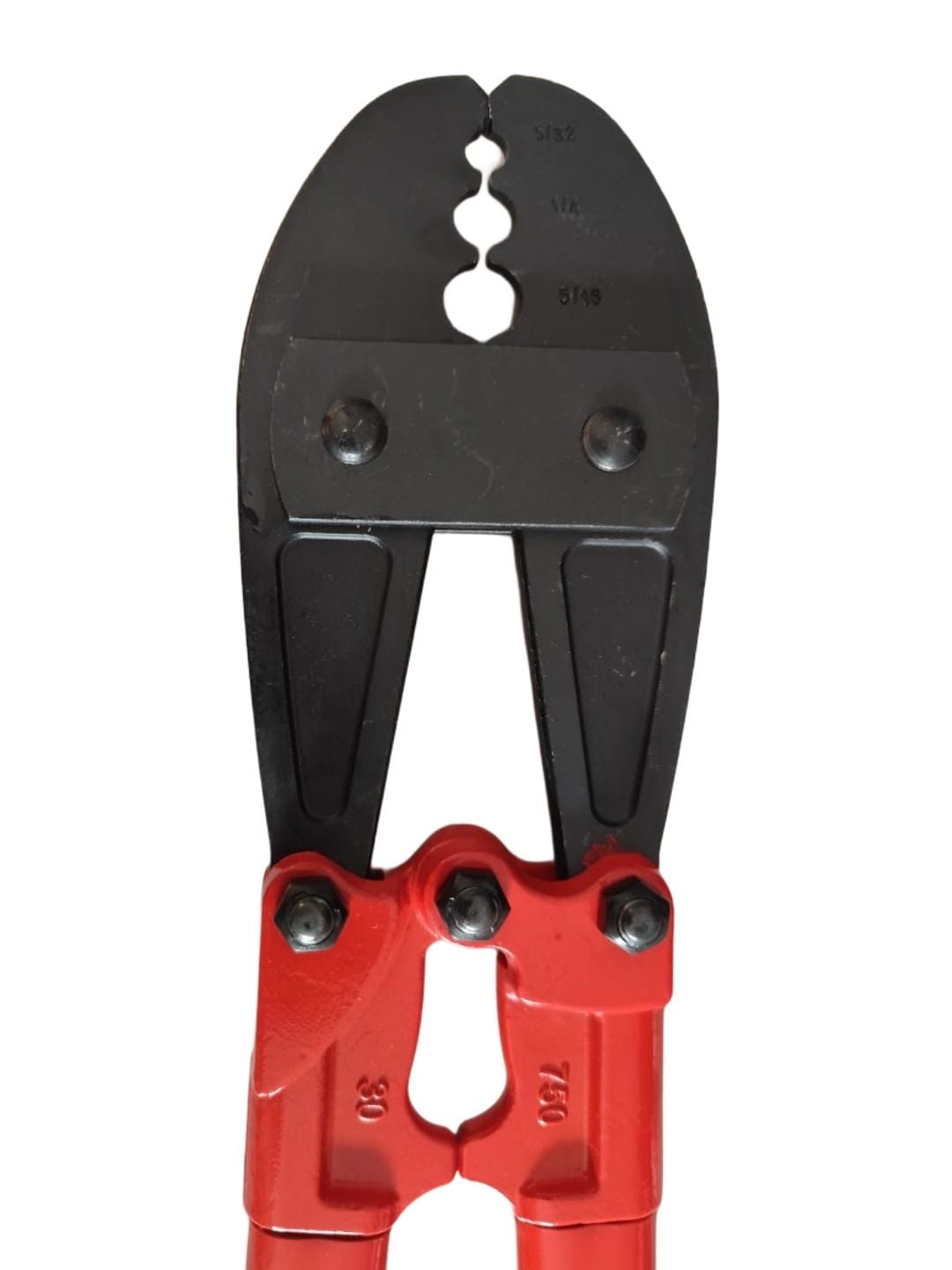 Pinza Ponchadora Manual roja 30’’ 5/32''-1/4''-5/16''