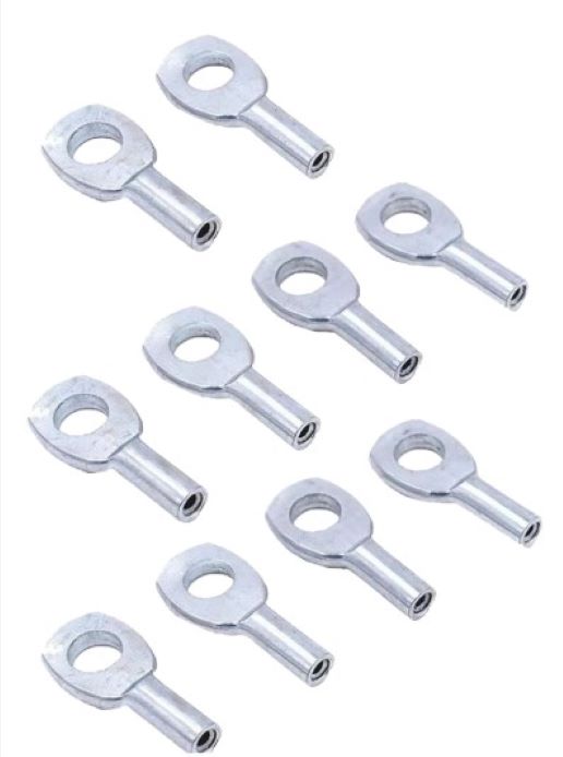 Terminal de ojo para cable 1/8'' (50 piezas)