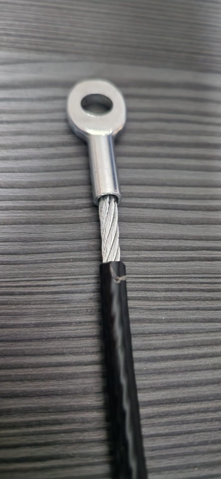 Terminal de ojo para cable 1/8'' 10 piezas