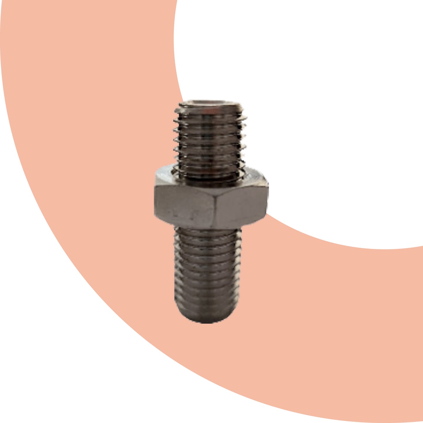 Birlo con tuerca para cable de 1/4” (2 piezas)
