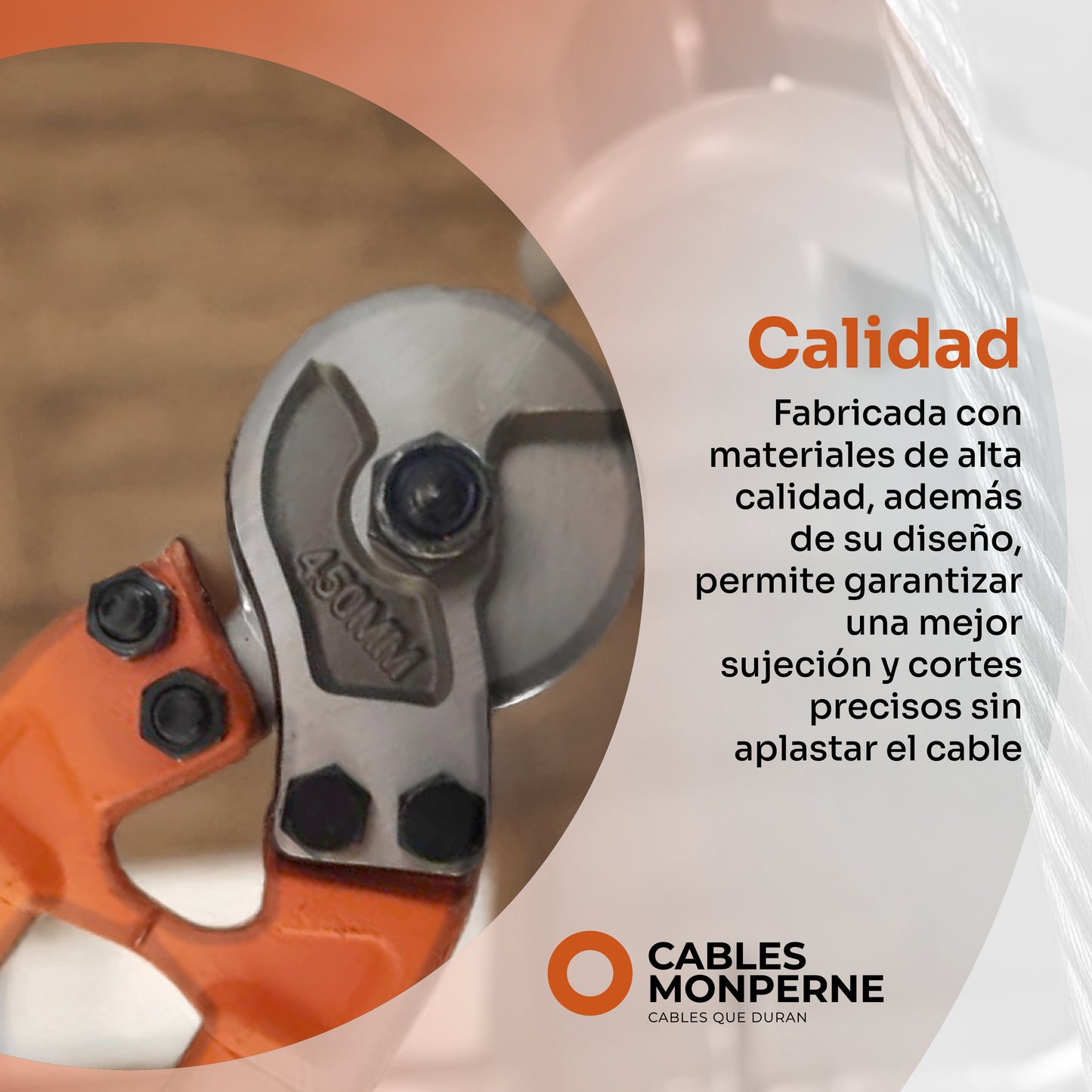 Cortadora de cable y alambre 18'' (1 pieza)