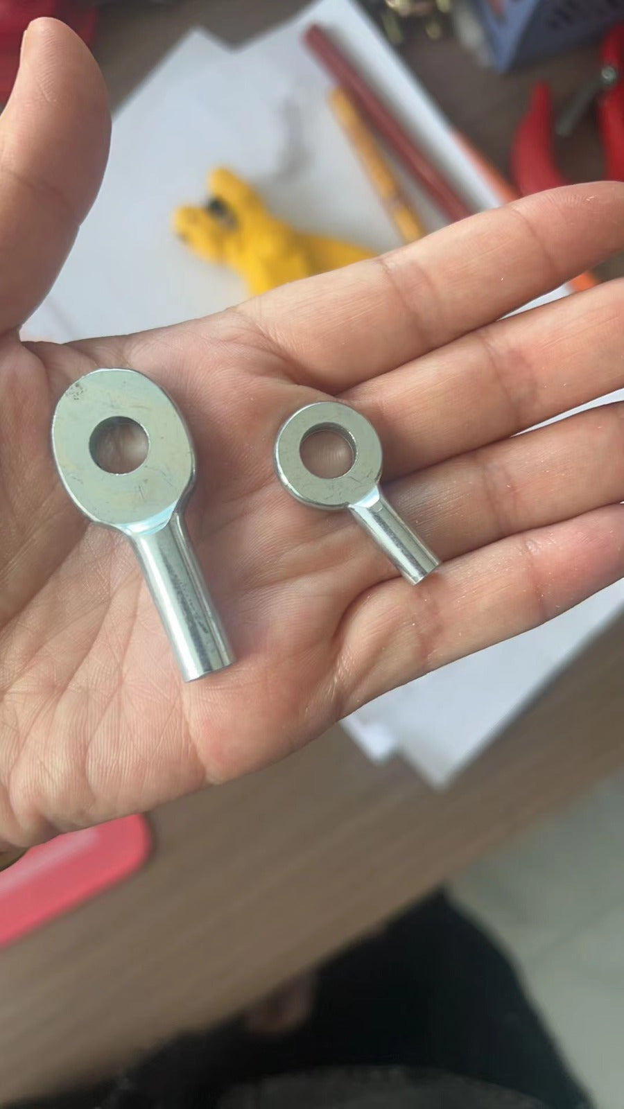Terminal de ojo para cable 1/8'' 10 piezas